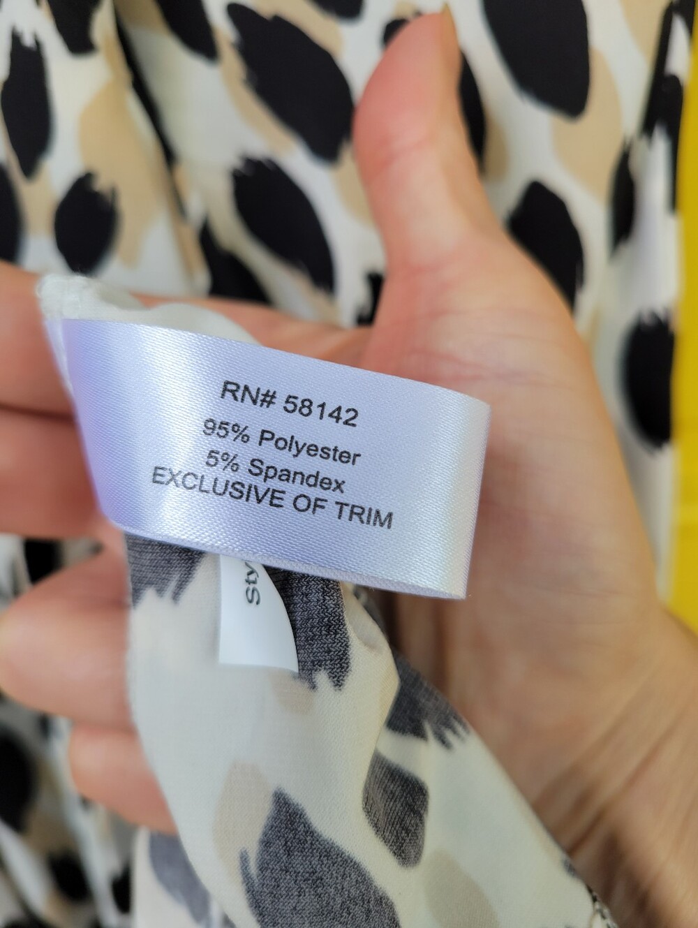 NWT Boston Proper Animal Print Maxi Dress Ring Detail Long Sleeve Beige Multi Si - Picture 12 of 13